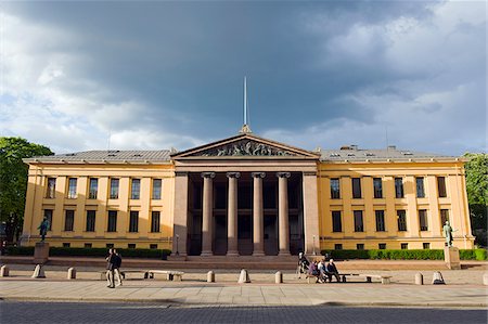 Europe, Scandinavia, Norway, Oslo, Oslo University Stock Photo - Rights-Managed, Code: 862-05998762