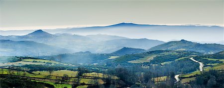 simsearch:862-05998941,k - Mountains in the mist. Alturas do Barroso. Trás-os-Montes, Portugal Stock Photo - Rights-Managed, Code: 862-05998935