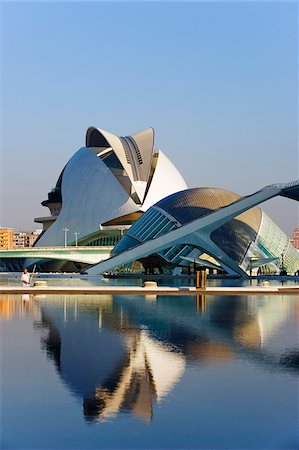 Europe, Spain, Valencia, L'Hemerferic, City of Arts and Sciences Stock Photo - Rights-Managed, Code: 862-05999489