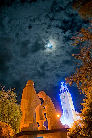 Church at night, Leticia, Colombia Stock Photo - Rights-Managed, Code: 862-06541016