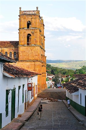 Colonial town of Barichara, Colombia, South America Stock Photo - Rights-Managed, Code: 862-06541156