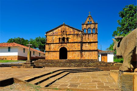 Capilla de Santa Barbara, Colonial Town Barichara, Colombia, South America Photographie de stock - Rights-Managed, Code: 862-06541171