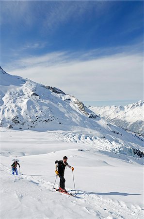 Europe, France, French Alps, Haute Savoie, Chamonix, Col du Passon off piste ski touring area MR Stock Photo - Rights-Managed, Code: 862-06541617