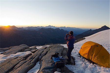 Europe, Italy, Aosta Valley, Gran Paradiso National Park, Gran Paradiso , 4061m, highest peak entirely in Italy Stock Photo - Rights-Managed, Code: 862-06541974