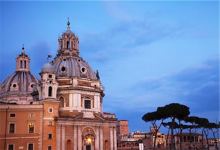 rome - Rome, Lazio, Italy, Detail of Il Gesu Church cupolas on Piazza Venezia. Unesco Stock Photo - Rights-Managed, Code: 862-06542076