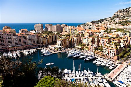 simsearch:862-07690507,k - Fontvieille port in Principality of Monaco, Europe Photographie de stock - Rights-Managed, Code: 862-06542366