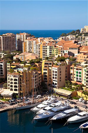 simsearch:862-07690507,k - Fontvieille port in Principality of Monaco, Europe Photographie de stock - Rights-Managed, Code: 862-06542369