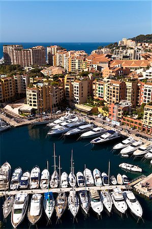 simsearch:862-07690507,k - Fontvieille port in Principality of Monaco, Europe Photographie de stock - Rights-Managed, Code: 862-06542371