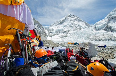 Asia, Nepal, Himalayas, Sagarmatha National Park, Solu Khumbu Everest Region, a puja ceremony at Everest Base Camp Stock Photo - Rights-Managed, Code: 862-06542417