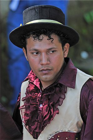 Man in traditional costume at a Fiesta, Catarina, Nicaragua, Central America, Stock Photo - Rights-Managed, Code: 862-06542564