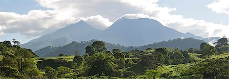 rainforest pictures to color - Volcan Baru rising about the forest, Panama, Central America Stock Photo - Rights-Managed, Code: 862-06542651