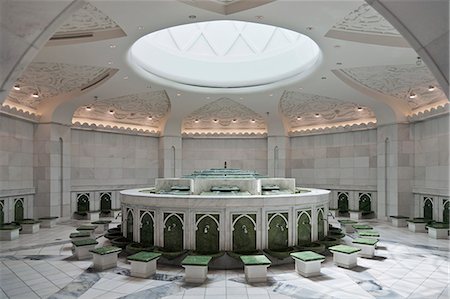 simsearch:862-06676770,k - The ablution room of the Sheikh Zayed bin Sultan Al Nahjan Mosque, Al Jami al Kabir,Abu Dhabi, United Arab Emirates Stock Photo - Rights-Managed, Code: 862-06677492