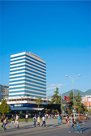 Europe, Albania, Tirana, Tirana International Hotel, Stock Photo - Rights-Managed, Code: 862-06824807