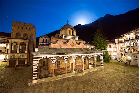 simsearch:862-06825141,k - Europe, Bulgaria, Rila Monastery, Nativity Church, Unesco World Heritage Site Stock Photo - Rights-Managed, Code: 862-06825029