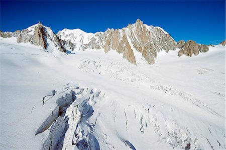 Europe, France, Haute Savoie, Rhone Alps, Chamonix Valley, Vallee Blanche Stock Photo - Rights-Managed, Code: 862-06825455