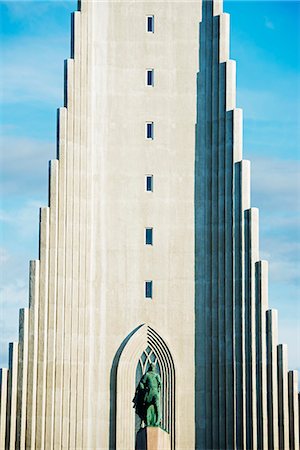 Iceland, Reykjavik, Hallgrimskikja church Stock Photo - Rights-Managed, Code: 862-06825602
