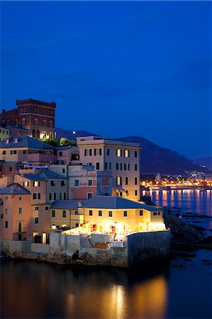 riviera - Northern Italy, Italian Riviera, Liguria, Genova. Genova's old fishing town Stock Photo - Rights-Managed, Code: 862-06825958