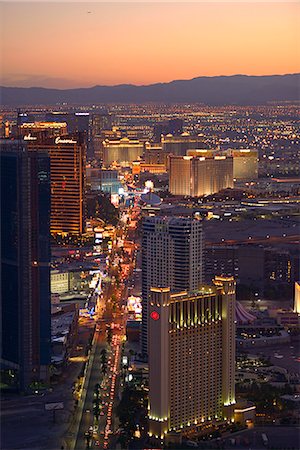 simsearch:862-08274106,k - The Las Vegas Strip seen from Stratosphere hotel and Casino, Las Vegas, Nevada,USA Stock Photo - Rights-Managed, Code: 862-06826302