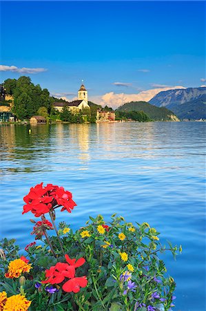 simsearch:862-07689809,k - Austria, Osterreich, Salzburg, Flachgau. Wolfgangsee lake. St Wolfgang. Foto de stock - Con derechos protegidos, Código: 862-07689808
