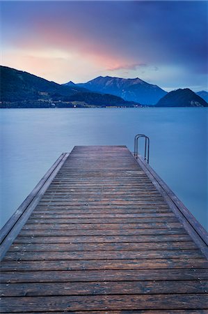 Austria, Osterreich, Salzburg, Flachgau. Wolfgangsee lake. St Wolfgang. Stock Photo - Rights-Managed, Code: 862-07689814