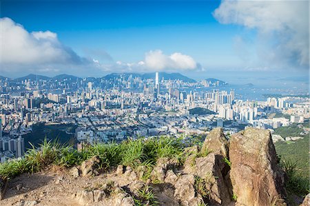 simsearch:862-05997261,k - View of Kowloon and Hong Kong Island from Lion Rock, Hong Kong Stock Photo - Rights-Managed, Code: 862-07689857
