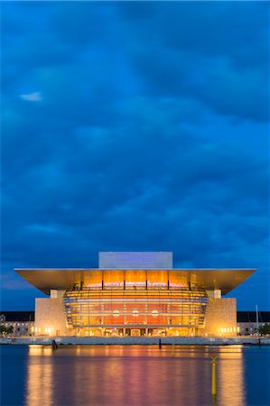 royal opera house - Denmark, Hillerod, Copenhagen. The Royal Opera House. Stock Photo - Rights-Managed, Code: 862-07689884