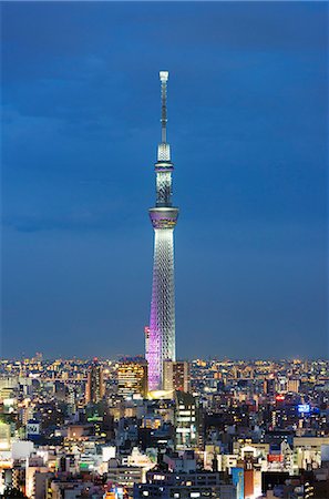 Asia, Japan, Honshu, Tokyo, Tokyo skytree Stock Photo - Rights-Managed, Code: 862-07690280