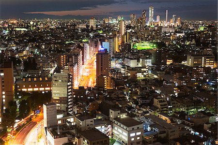 Asia, Japan, Honshu, Tokyo, Ikebukuro, city skyline Stock Photo - Rights-Managed, Code: 862-07690283