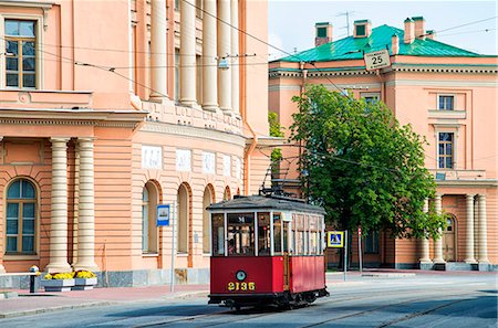 simsearch:862-06541761,k - An old tram (tramvai), Saint Petersburg, Russia Stock Photo - Rights-Managed, Code: 862-07690724