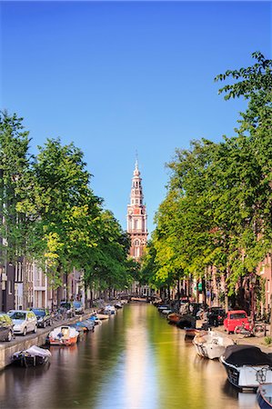 simsearch:862-07690164,k - Netherlands, North Holland, Amsterdam. The Zuiderkerk bell tower Stock Photo - Rights-Managed, Code: 862-08090977