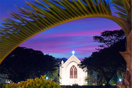 philippine people pictures - South East Asia, Philippines, The Visayas, Negros, Dumaguete, catholic church Stock Photo - Rights-Managed, Code: 862-08091017