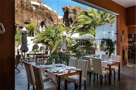 simsearch:862-05999254,k - Restaurant Lagomar, Nazaret, Lanzarote, Canary Islands, Spain Photographie de stock - Rights-Managed, Code: 862-08091212