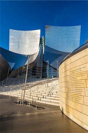 The Walt Disney Concert Hall designed by Frank Gehry, Los Angeles, California, USA Stock Photo - Rights-Managed, Code: 862-08091429