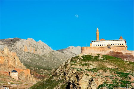 Turkey, Eastern Anatolia, Dogubayazit, Ishak Pacha Palace (Ishak Pasa Sarayi), UNESCO site Stock Photo - Rights-Managed, Code: 862-08274026