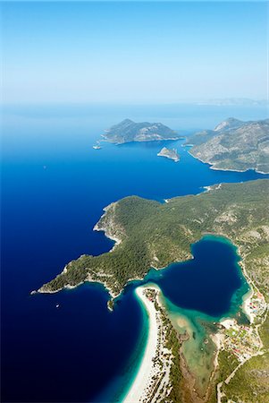 Turkey, Mediterranean, Aegean Turquoise coast, Oludeniz near Fethiye, Blue Lagoon & Belcekiz beach Stock Photo - Rights-Managed, Code: 862-08273973