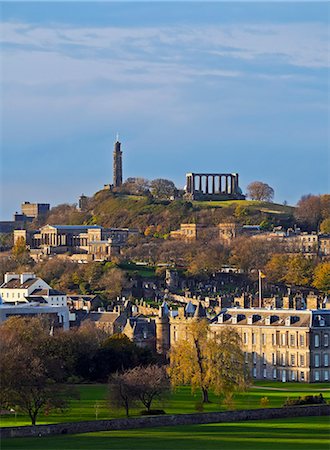 simsearch:700-01538925,k - UK, Scotland, Lothian, Edinburgh, View of the Palace of Holyroodhouse and the Calton Hill. Stock Photo - Rights-Managed, Code: 862-08699845