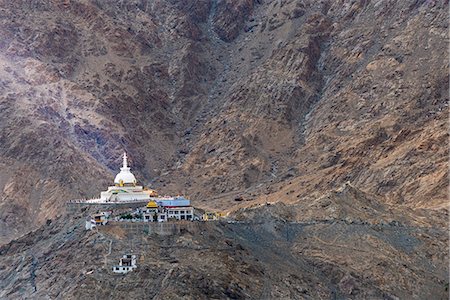 people ladakh - Shanti Stupa, Leh, Indus Valley Stock Photo - Rights-Managed, Code: 862-08704900