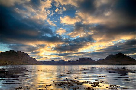 Scotland, Highland, Torridon. Sunrise at Upper Loch Torridon in the Northwest Highlands. Stock Photo - Rights-Managed, Code: 862-08700020