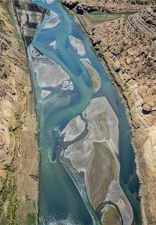 Ethiopia, Amhara Region, Welo.  The 608km-long Tekeze River rises in the central Ethiopian Highlands and flows west, north and then west again until it joins a tributary of the Nile in Sudan. Stock Photo - Rights-Managed, Code: 862-08718767