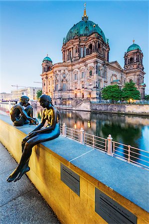 Germany, Deutschland. Berlin. Berlin Mitte. Berlin Cathedral, Berliner Dom. Stock Photo - Rights-Managed, Code: 862-08718926