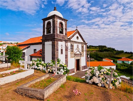 simsearch:862-03889206,k - Portugal, Azores, Flores, Ponta Delgada, Church and Cemetery. Stock Photo - Rights-Managed, Code: 862-08719369