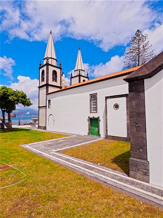 simsearch:862-03889206,k - Portugal, Azores, Pico, Madalena, Church of Santa Maria Madalena. Stock Photo - Rights-Managed, Code: 862-08719360