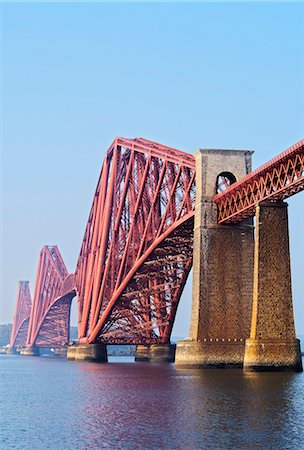 UK, Scotland, Lothian, Edinburgh Area, Queensferry, View of the Forth Bridge. Stock Photo - Rights-Managed, Code: 862-08719441