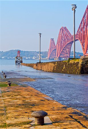 UK, Scotland, Lothian, Edinburgh Area, Queensferry, View of the Forth Bridge. Stock Photo - Rights-Managed, Code: 862-08719443