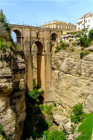 Puente Nuevo Bridge over the Tajo Gorge, Ronda, Andalusia, Spain Stock Photo - Rights-Managed, Code: 862-08719575