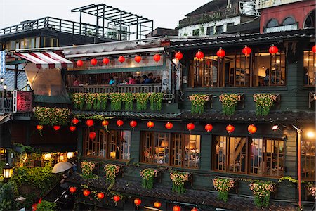 simsearch:862-03712487,k - Taiwan, Ruifang District, Jiufen, tea house in the old gold mining town Stock Photo - Rights-Managed, Code: 862-08719661