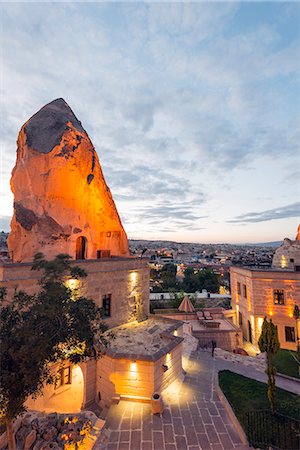 Turkey, Central Anatolia, Cappadocia, Goreme, Cappadocia Cave Suites boutique hotel, Unesco World Heritage site Stock Photo - Rights-Managed, Code: 862-08719893