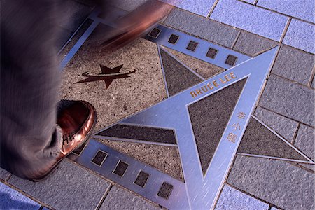 Hong Kong's new Avenue of the Stars featuring tributes and handprints of the regions film stars on the Kowloon waterfront Stock Photo - Rights-Managed, Code: 862-03350976