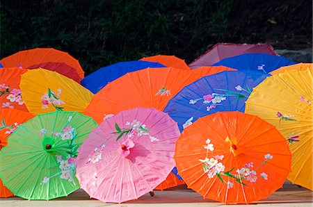 Colourful parasols at Yuanmingyuan,Old Summer Palace,Beijing,China Stock Photo - Rights-Managed, Code: 862-03351004