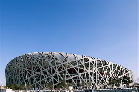 China,Beijing. National Stadium in the Olympic Park. Foto de stock - Con derechos protegidos, Código: 862-03351503